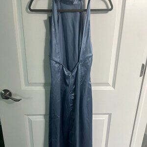 NWT - Vera Mody Blue Sleeveless Maxi Dress